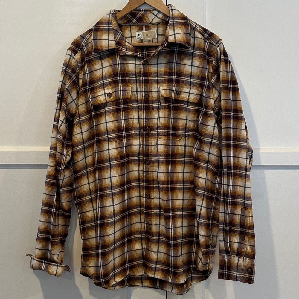 ExOfficio Insect Shield Tan & Cream Flannel